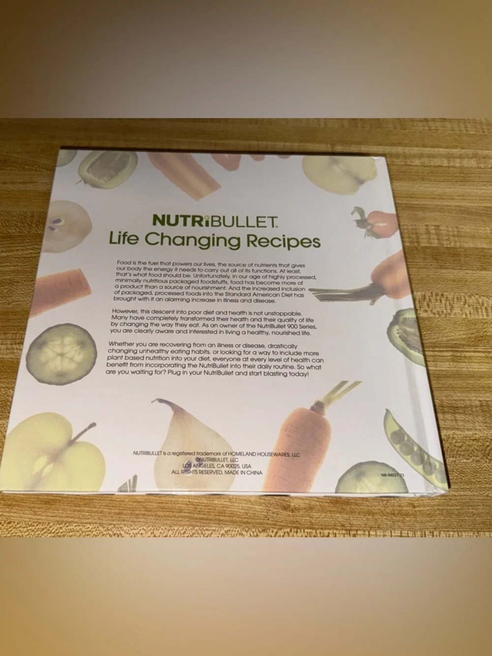 Nutribullet Life Changing Recipes‎ Recipe Book - Colorful hard cover